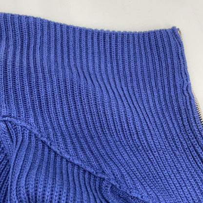 Prada Blue Cotton Drivers Knit 44 Sweater — view 9