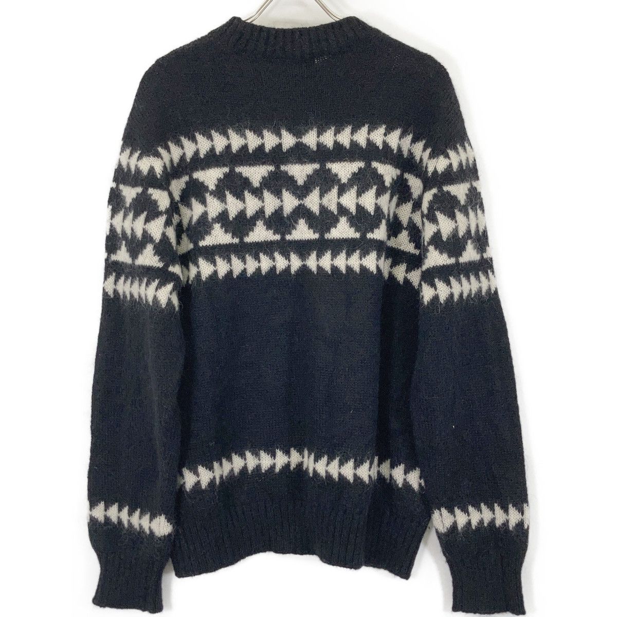 Moncler Girocollo Tricot All Pattern Mohair Blend Knit Sweater — view 2