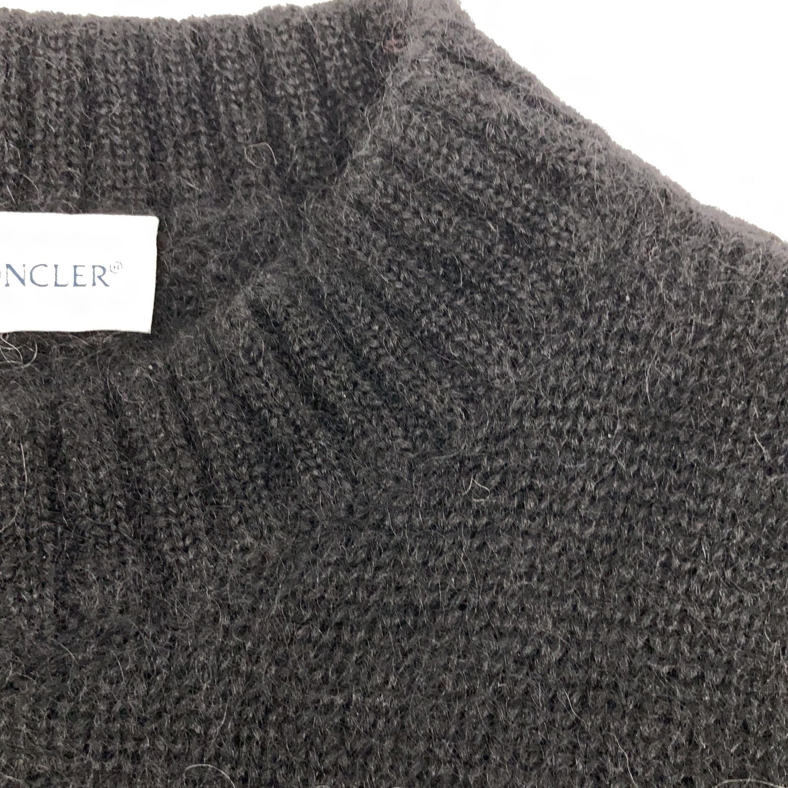 Moncler Girocollo Tricot All Pattern Mohair Blend Knit Sweater — view 8
