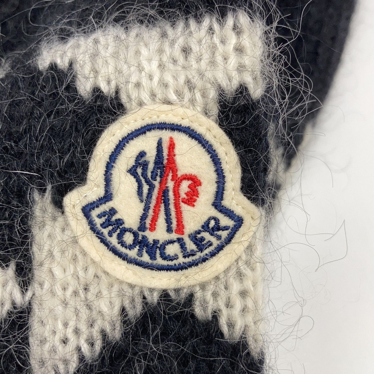 Moncler Girocollo Tricot All Pattern Mohair Blend Knit Sweater — view 7