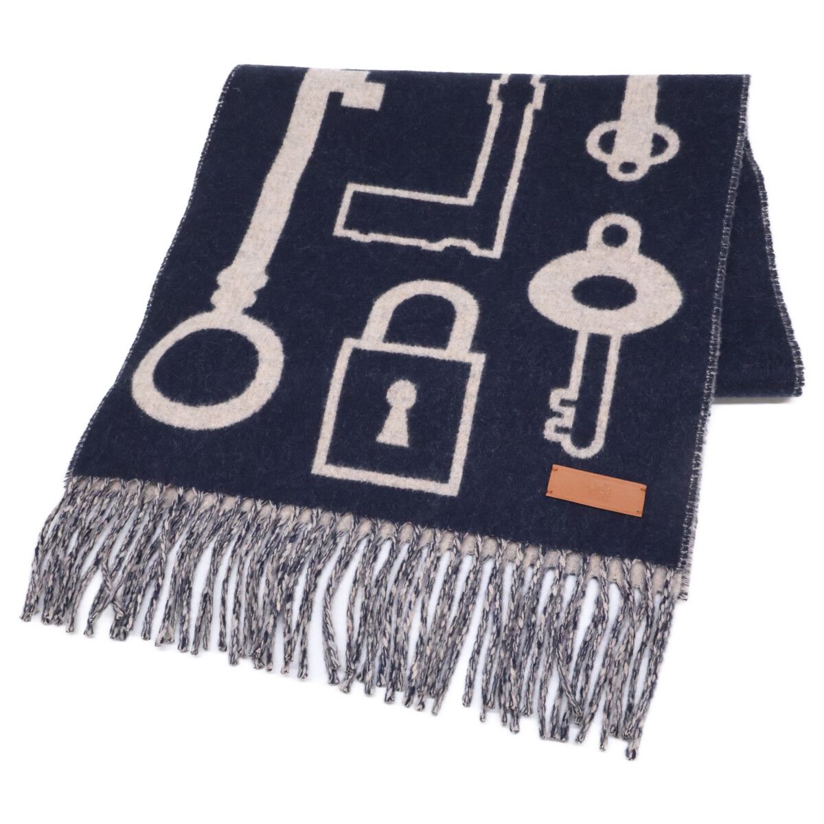 Hermes Kazak Keys Collection Cashmere Scarf