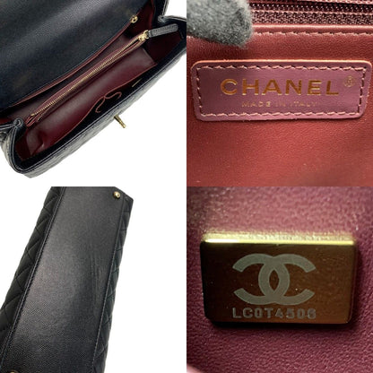 Chanel Coco Handle 29 Caviar Leather Black Chain Shoulder — view 8