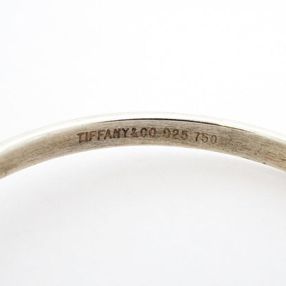 Tiffany & Co Bangle Hook Eye 18k Yellow Gold 925 Sterling Silver Bracelet — view 5