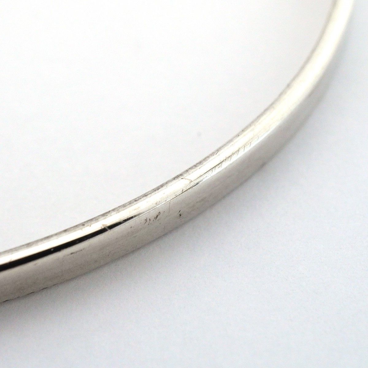 Tiffany & Co Bangle Hook Eye 18k Yellow Gold 925 Sterling Silver Bracelet — view 7