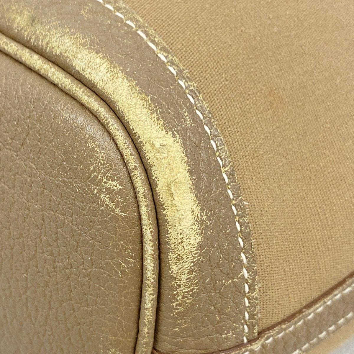 Hermes Tote Garden Zip PM Toile Officier Etoupe Silver — view 7