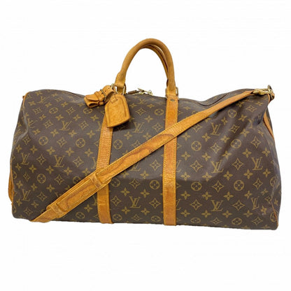 Louis Vuitton Boston Bag Monogram Keepall Bandouliere 55 Brown