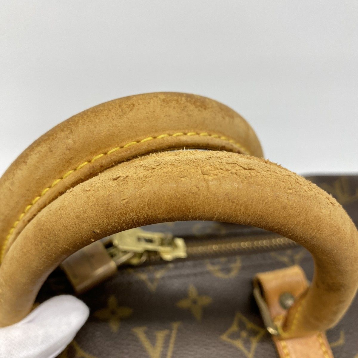 Louis Vuitton Boston Bag Monogram Keepall Bandouliere 55 Brown — view 7