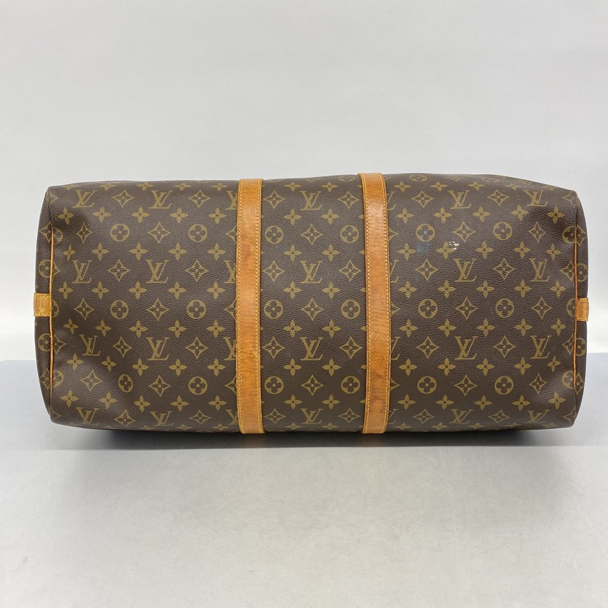 Louis Vuitton Boston Bag Monogram Keepall Bandouliere 55 Brown — view 3