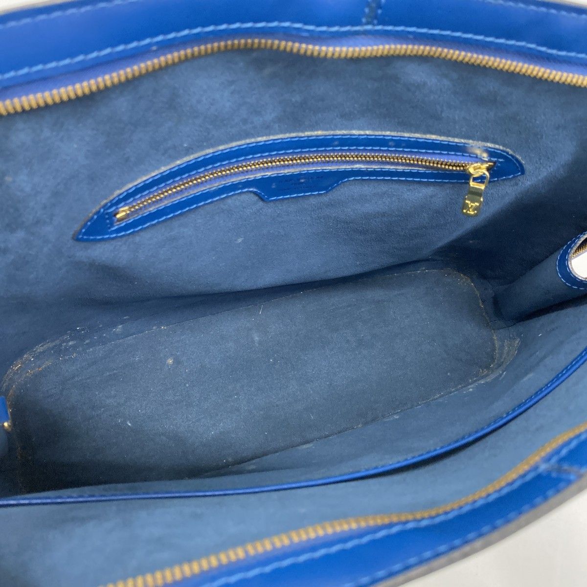 Louis Vuitton Shoulder Bag Epi Lussac Toledo Blue — view 4