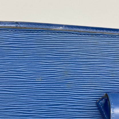 Louis Vuitton Shoulder Bag Epi Lussac Toledo Blue — view 8