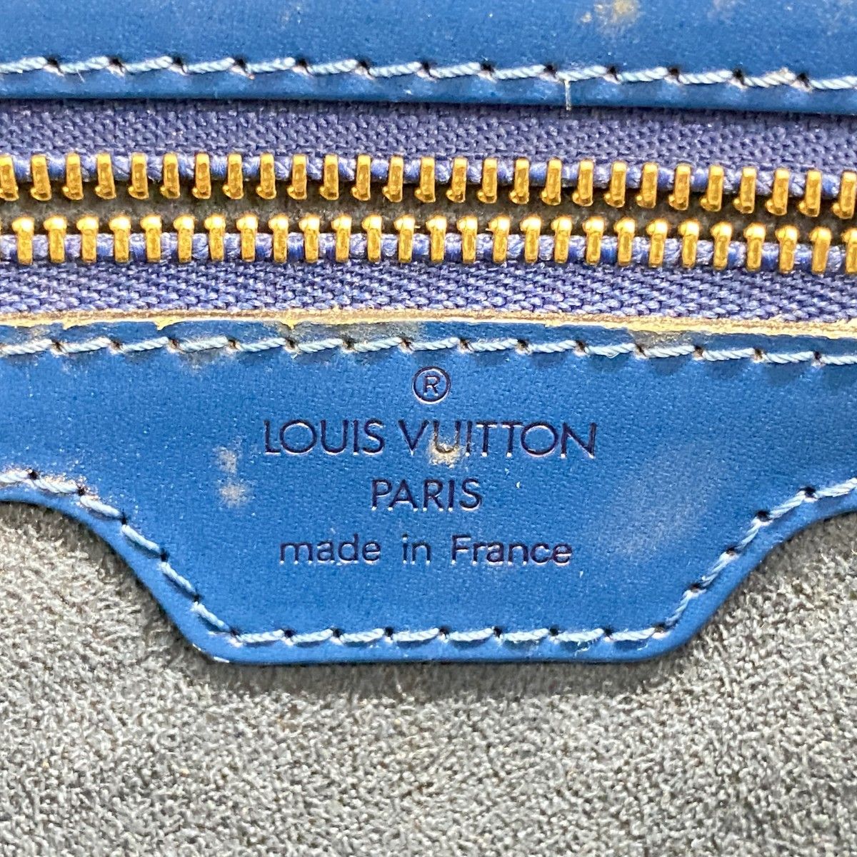 Louis Vuitton Shoulder Bag Epi Lussac Toledo Blue — view 5