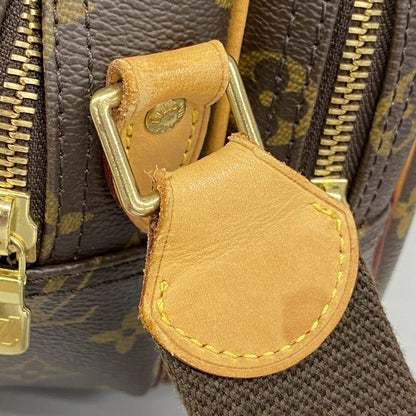 Louis Vuitton Shoulder Bag Monogram Reporter PM Brown — view 6