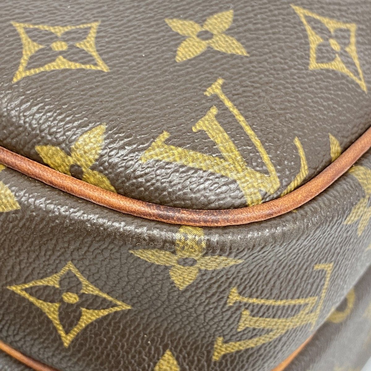 Louis Vuitton Shoulder Bag Monogram Reporter PM Brown — view 9