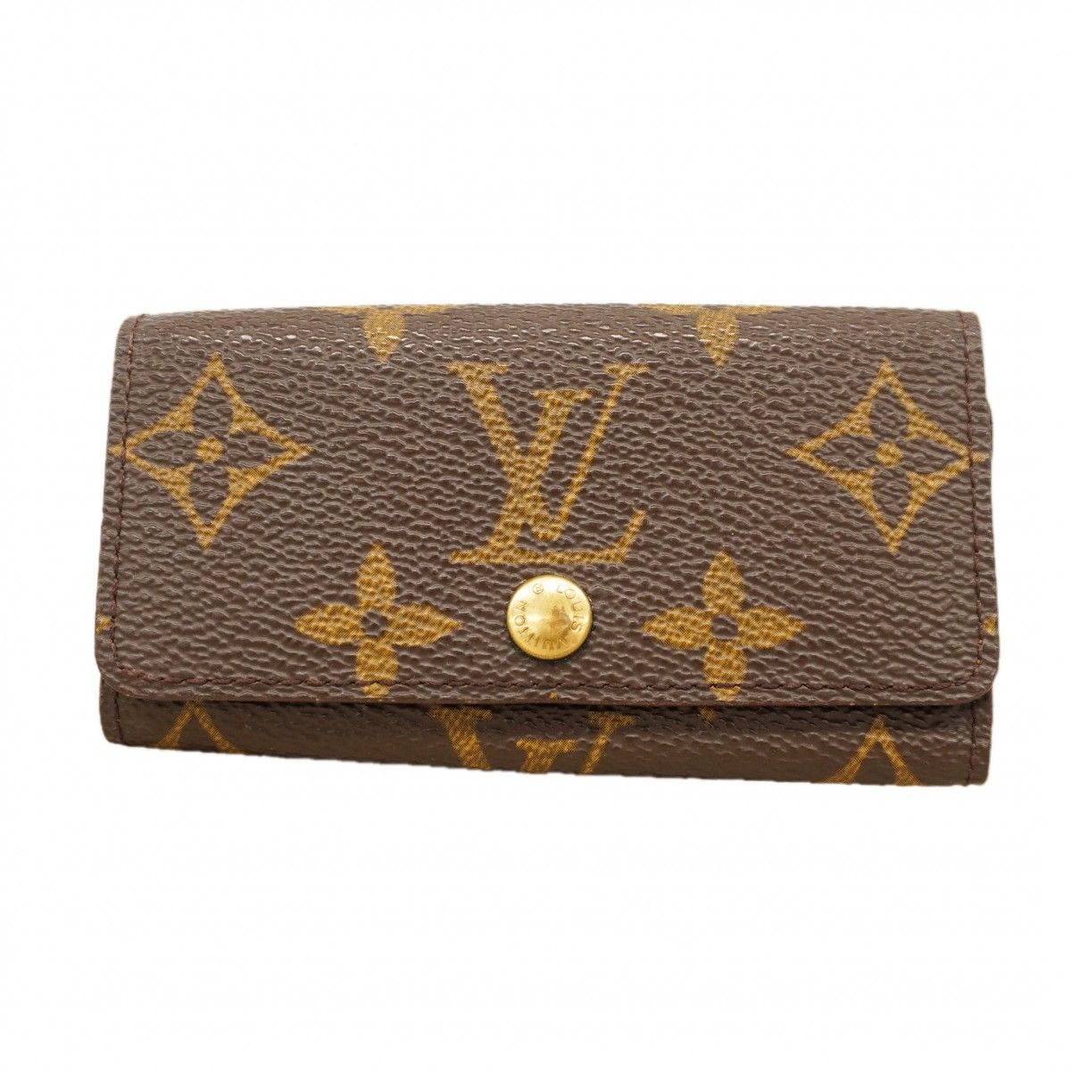 Louis Vuitton Key Case Monogram Multicles 4 Brown Key Holder