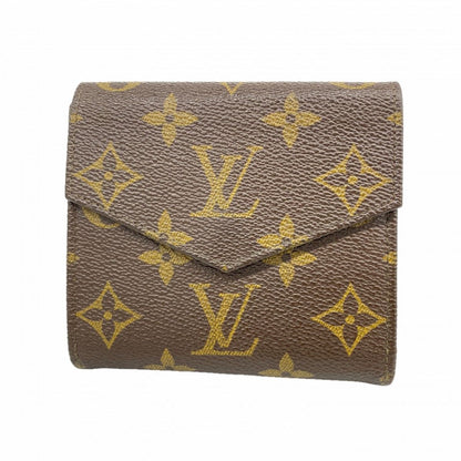 Louis Vuitton Trifold Wallet Monogram Porte-Monnaie Billets Cult Cles Brown