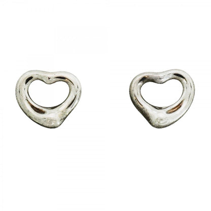 Tiffany & Co Earrings Open Silver
