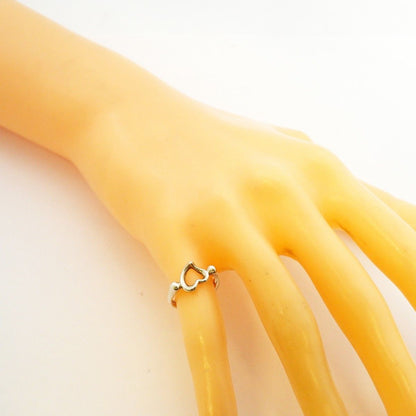 Tiffany & Co Ring Open Heart 925 Sterling Silver — view 7