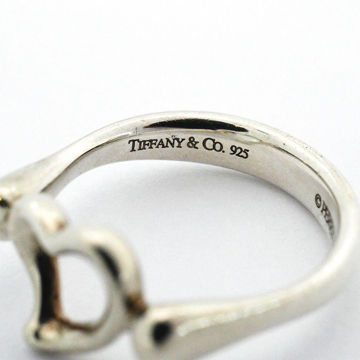 Tiffany & Co Ring Open Heart 925 Sterling Silver — view 4