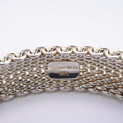 Tiffany & Co Bangle Somerset Mesh 925 Sterling Silver Bracelet — view 4