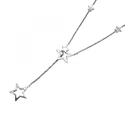 Tiffany & Co Necklace Star Link Lariat Silver