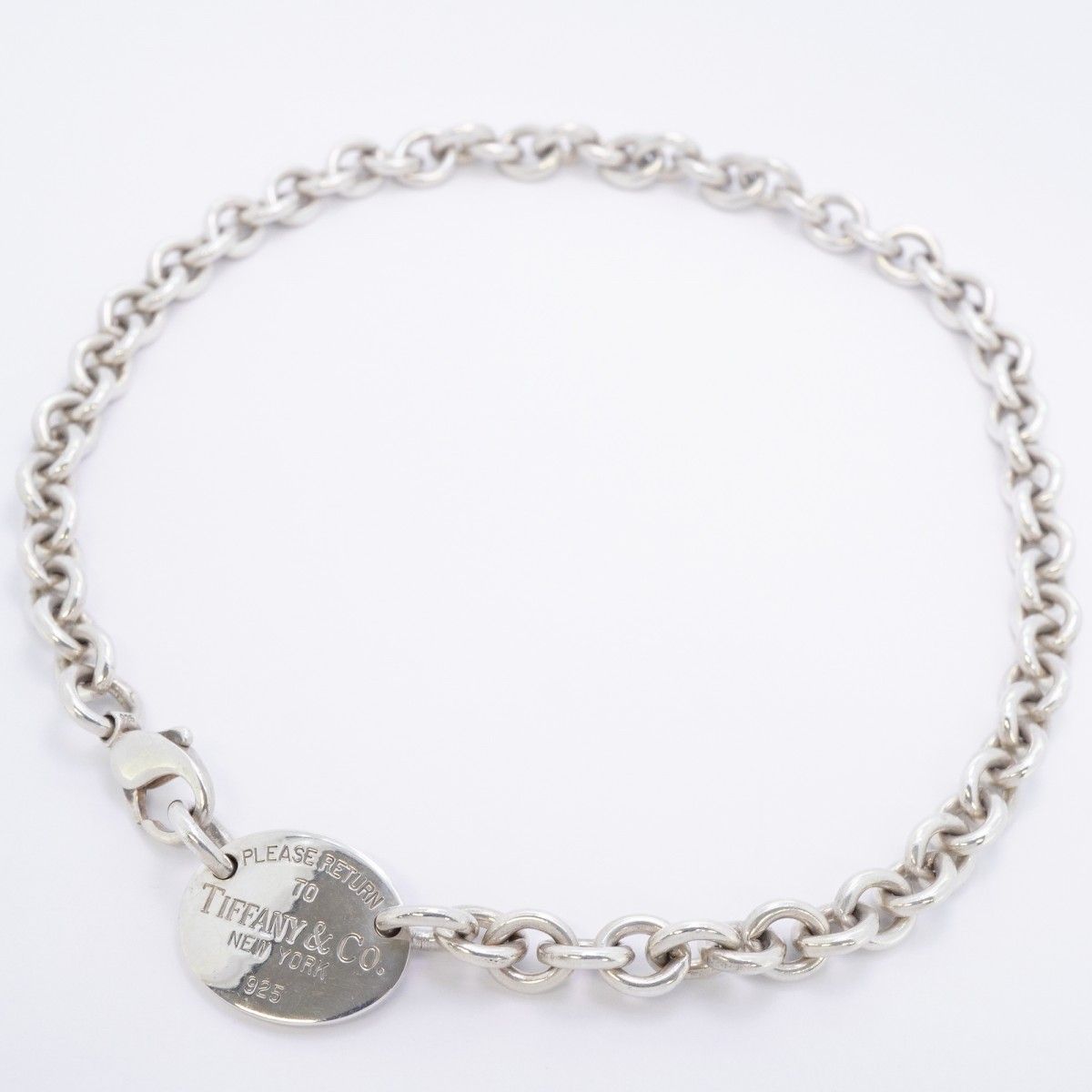 Tiffany & Co Necklace Return to Oval Silver — view 3