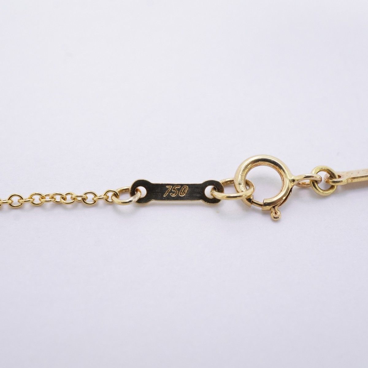 Tiffany & Co Necklace Open Heart 18k Yellow Gold — view 6