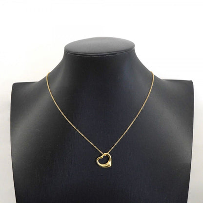 Tiffany & Co Necklace Open Heart 18k Yellow Gold — view 9