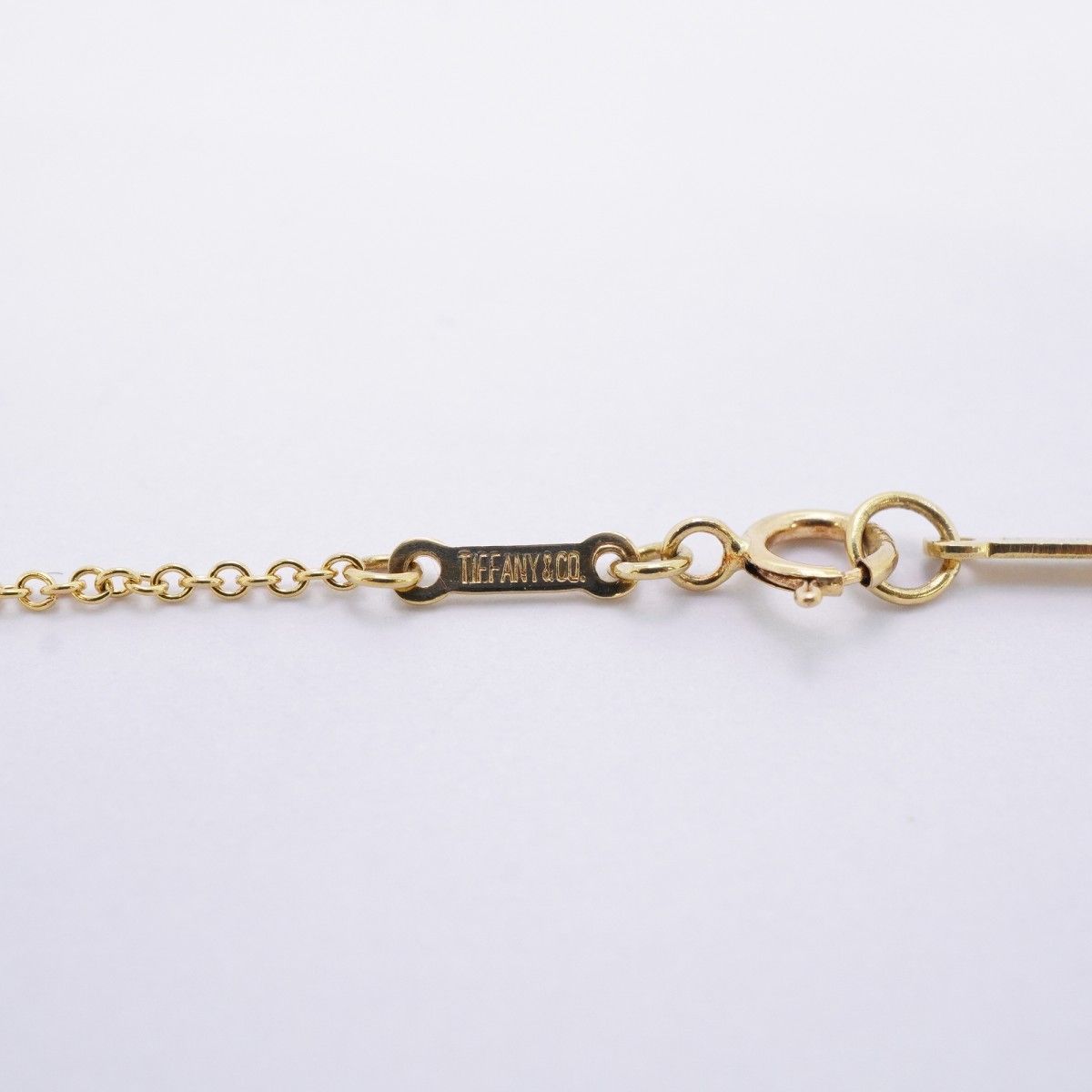 Tiffany & Co Necklace Open Heart 18k Yellow Gold — view 5