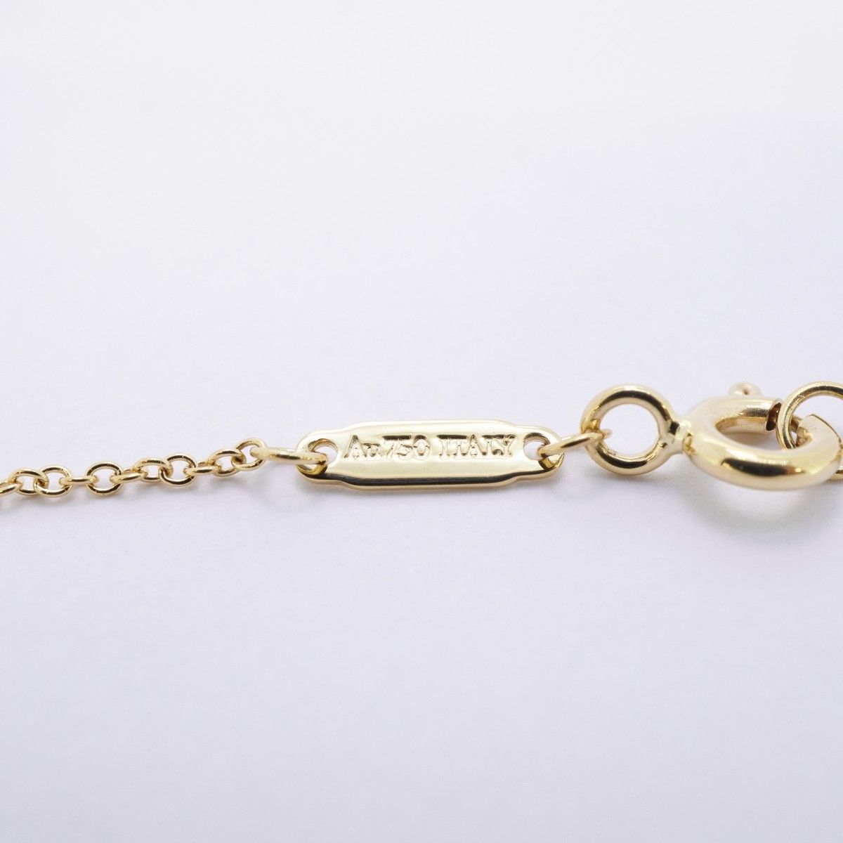 Tiffany & Co Necklace T Smile Small 18k Yellow Gold Diamond — view 5