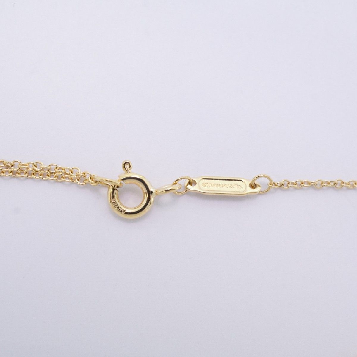 Tiffany & Co Necklace T Smile Small 18k Yellow Gold Diamond — view 4