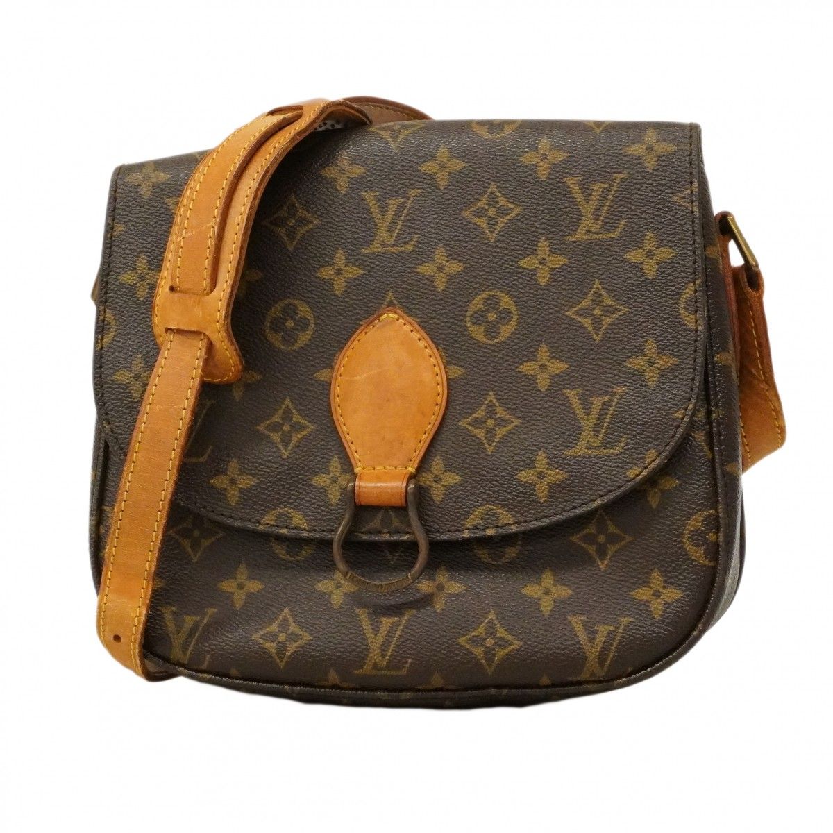 Louis Vuitton Shoulder Bag Monogram Saint Cloud GM Brown