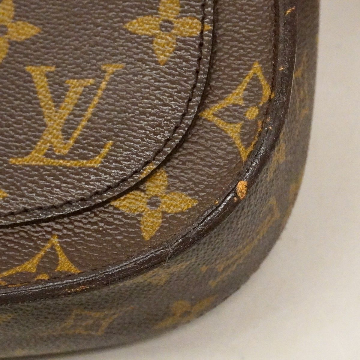 Louis Vuitton Shoulder Bag Monogram Saint Cloud GM Brown — view 8