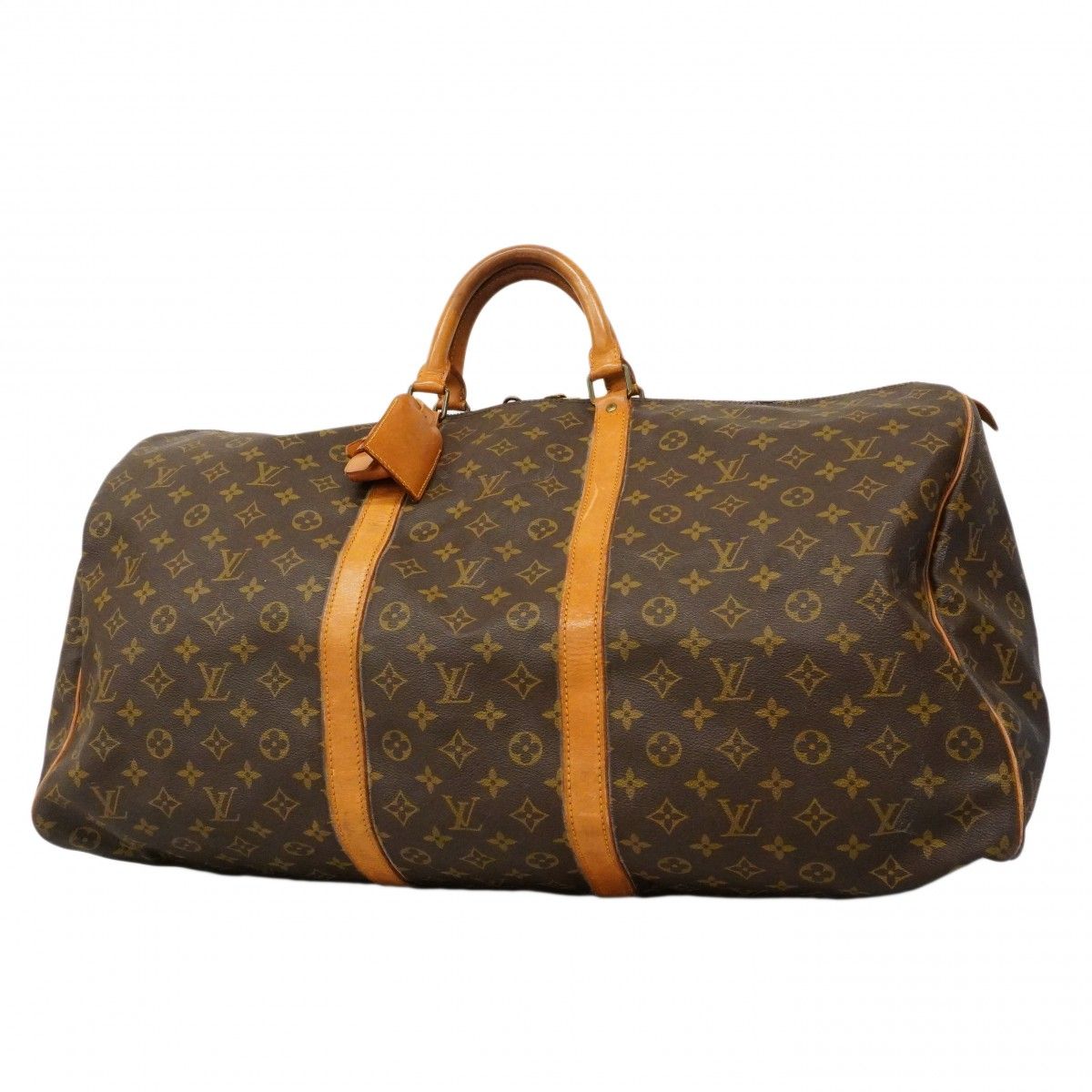 Louis Vuitton Boston Bag Monogram Keepall 60 Brown