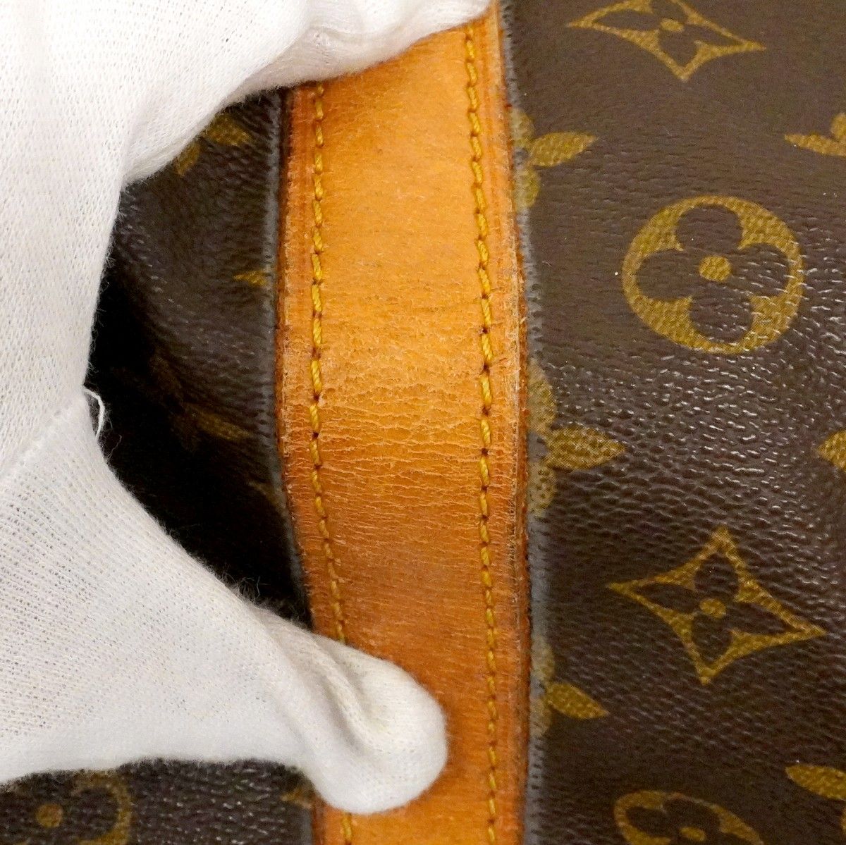 Louis Vuitton Boston Bag Monogram Keepall 60 Brown — view 8