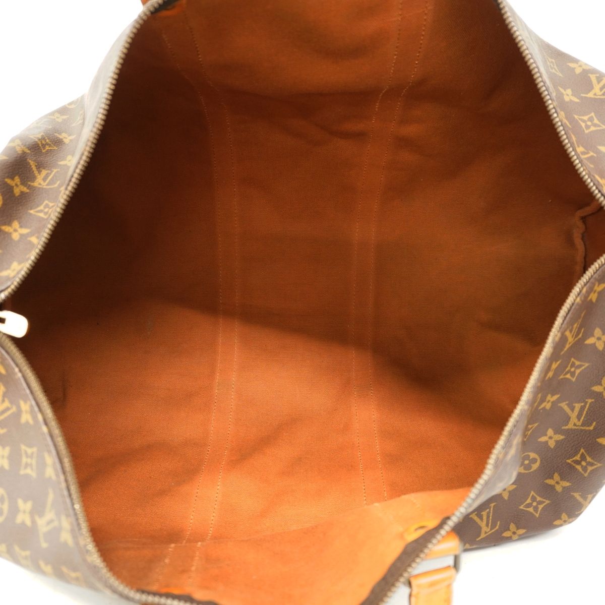 Louis Vuitton Boston Bag Monogram Keepall 60 Brown — view 4