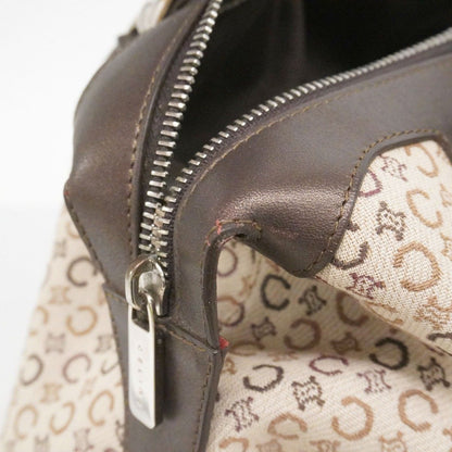 Celine Handbag C Macadam Canvas Brown Silver — view 7