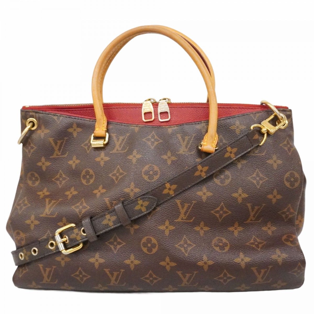 Louis Vuitton Handbag Monogram Pallas Cerise 2-Way
