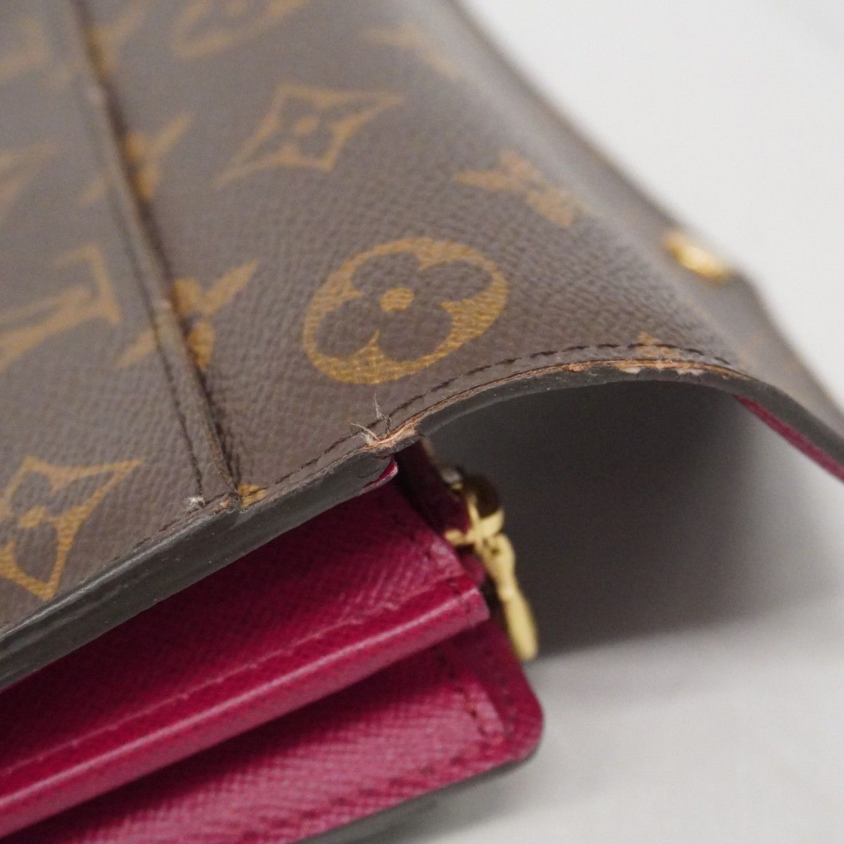 Louis Vuitton Wallet Monogram Portefeuille Sarah Fuchsia — view 6