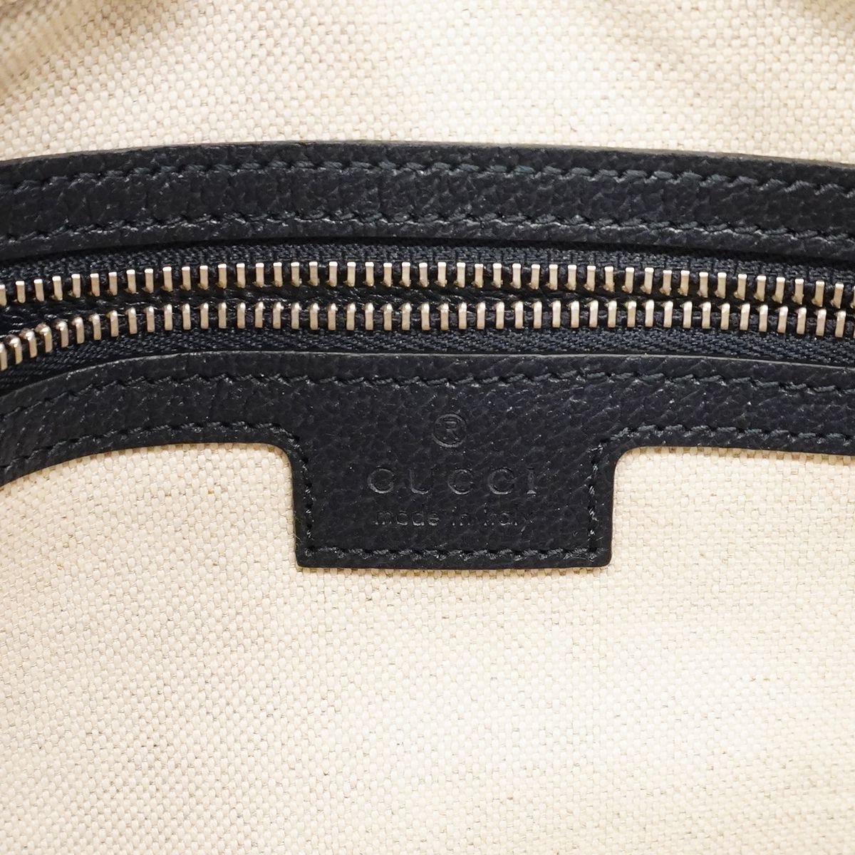 Gucci Shoulder Bag GG Supreme Navy Silver — view 5