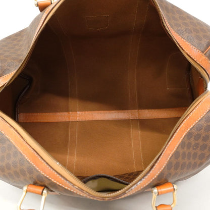 Celine Boston Bag Macadam Brown Gold — view 4