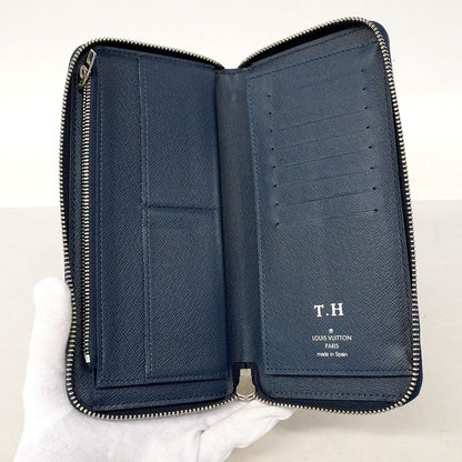 Louis Vuitton Wallet Taiga Zippy Vertical Blue Marine — view 4