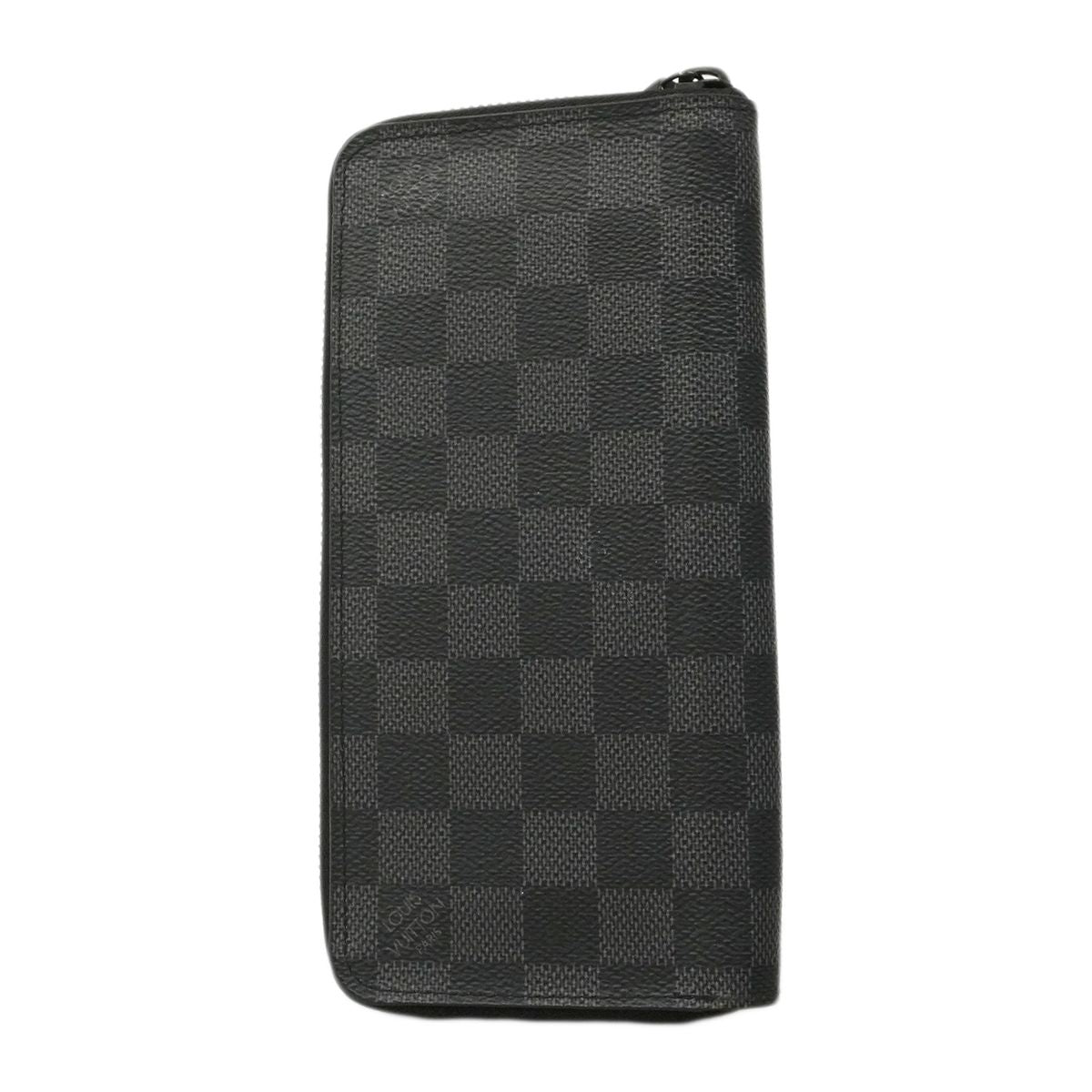 Louis Vuitton Wallet Damier Graphite Utility Zippy Vertical Black