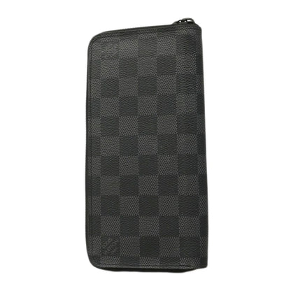 Louis Vuitton Wallet Damier Graphite Utility Zippy Vertical Black