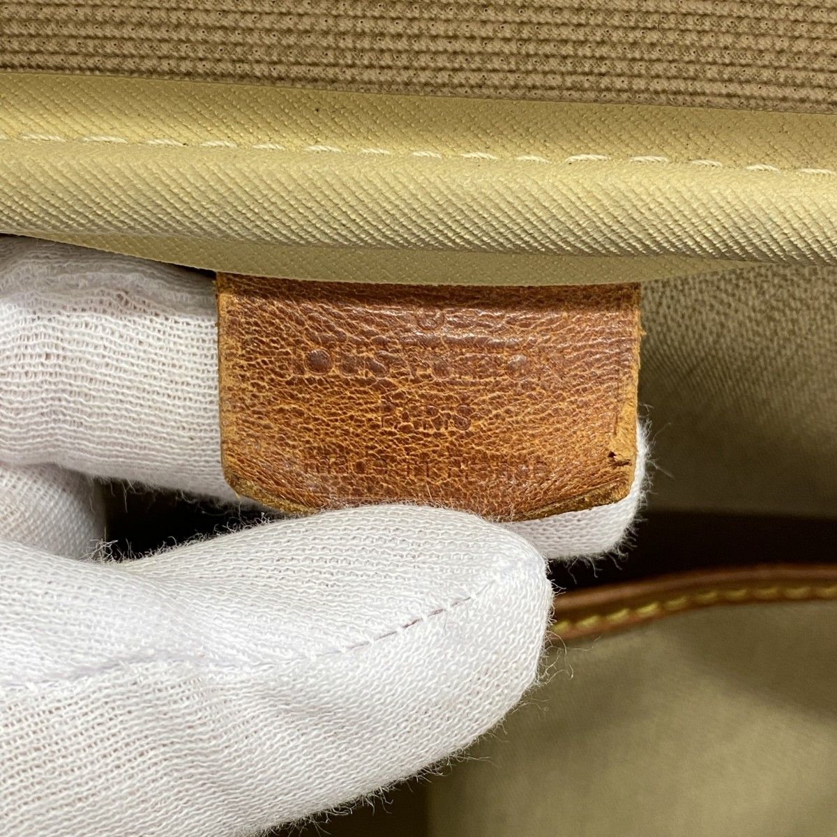 Louis Vuitton Handbag Monogram Deauville Brown — view 5