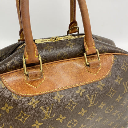 Louis Vuitton Handbag Monogram Deauville Brown — view 9