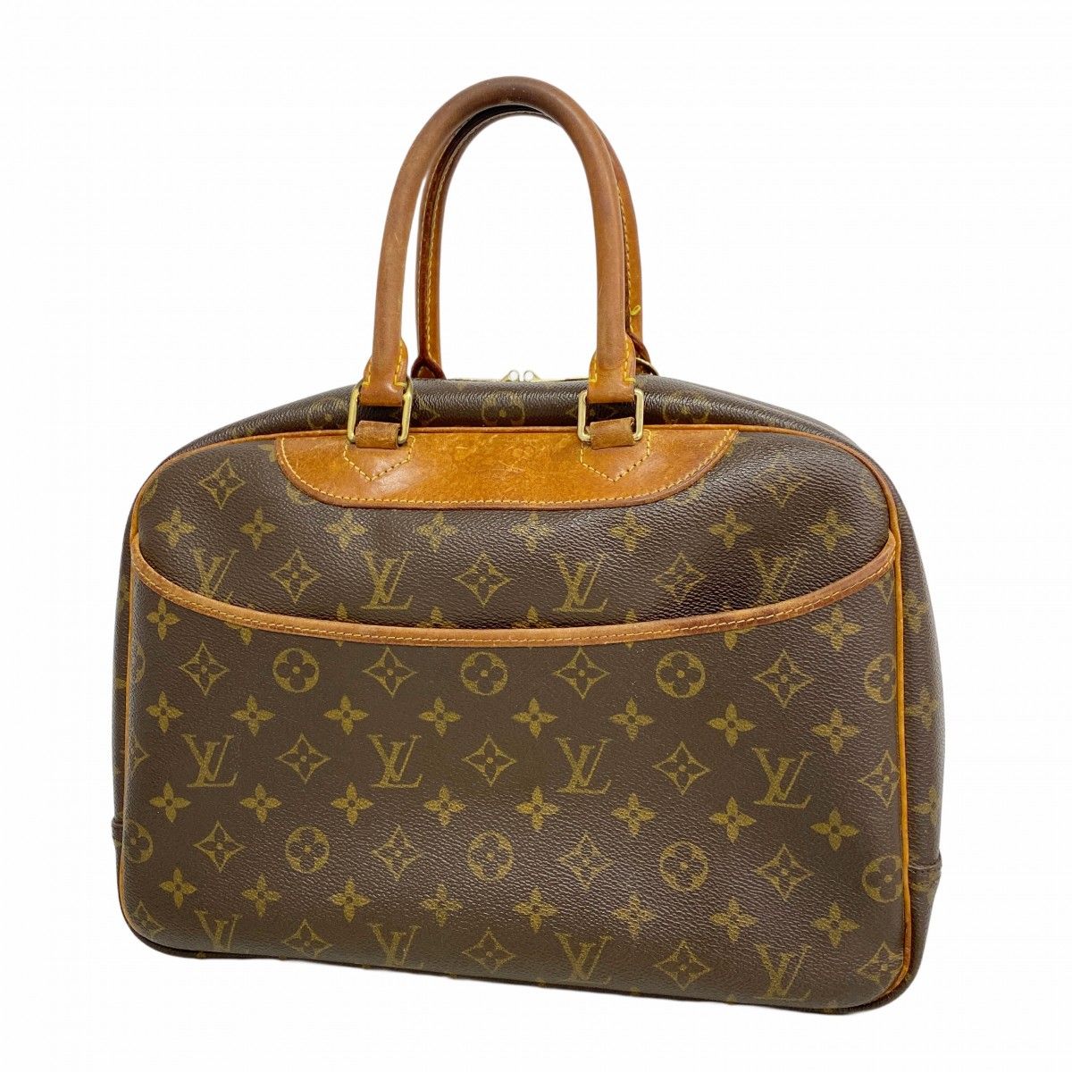 Louis Vuitton Handbag Monogram Deauville Brown