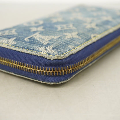 Louis Vuitton Wallet Monogram Denim Zippy Blue — view 6