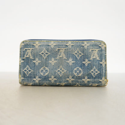 Louis Vuitton Wallet Monogram Denim Zippy Blue — view 7