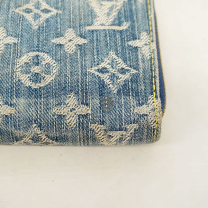 Louis Vuitton Wallet Monogram Denim Zippy Blue — view 5