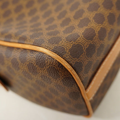 Celine Shoulder Bag Macadam Brown Gold — view 6